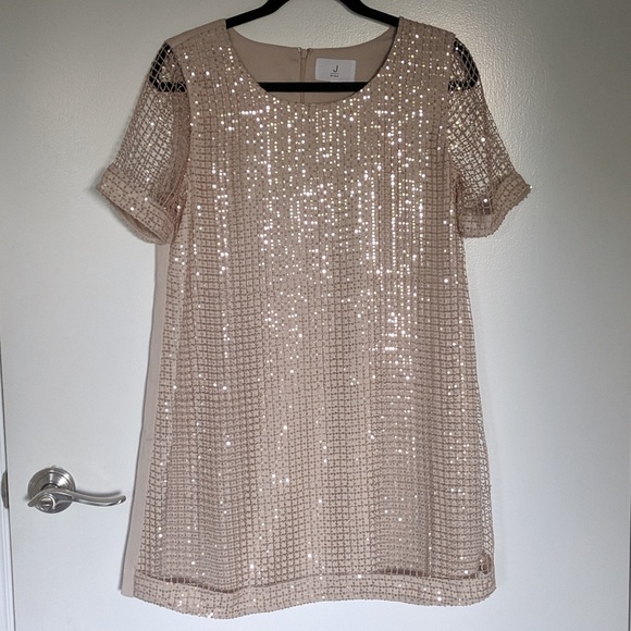 Sequin Rose Gold Dress - Picture 7 of 8